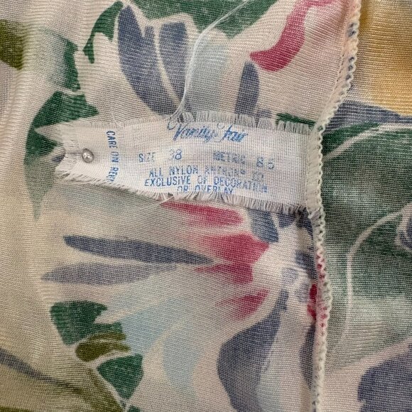Vintage Vanity Fair Floral Camisole L - Picture 4 of 4